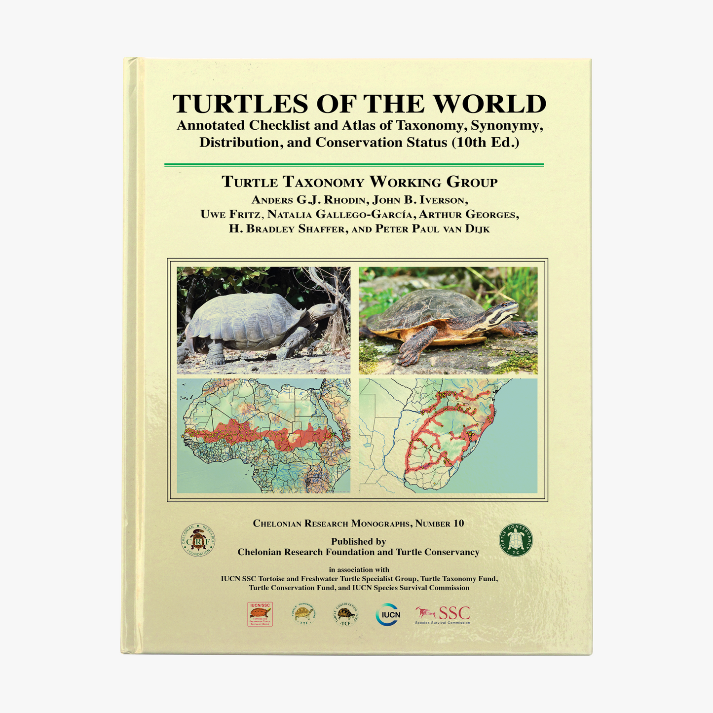 Turtles of the World: Annotated Checklist and Atlas (10th ed., 2025) - Hardback